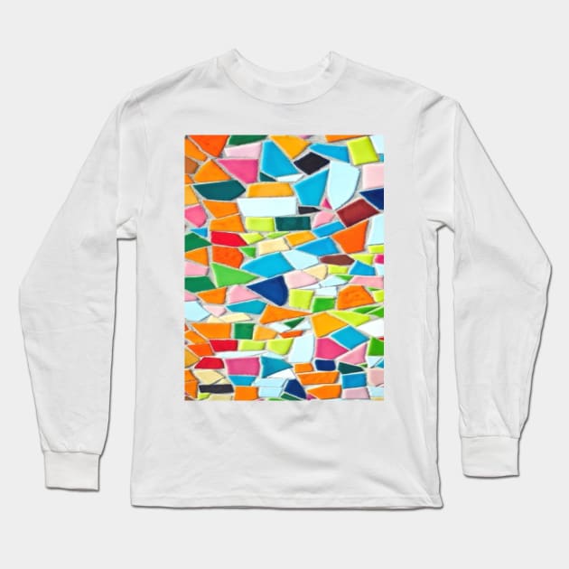 Pretty Ceramic tiles Long Sleeve T-Shirt by Gallery4Egg